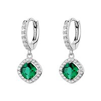 Orecchini Brosway Donna FANCY LIFE GREEN in Argento Cubic Zirconia FLG142